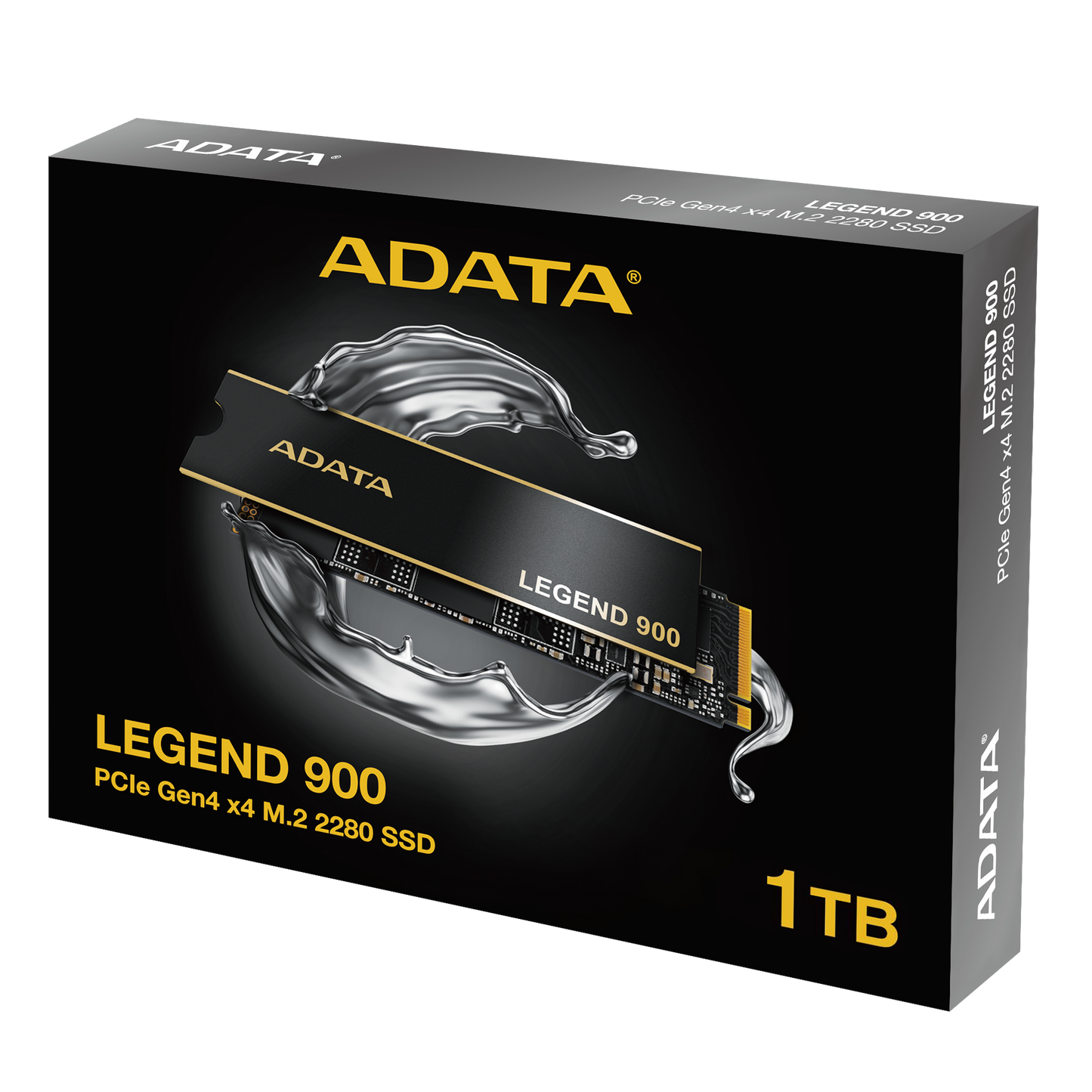 ADATA LEGEND 900 1TB PCIe Gen4x4 NVMe M.2 SSD | Up to 7 | 000/5 | 400MB/s | NVMe 1.4 | HMB | LDPC ECC | PS5 Compatible