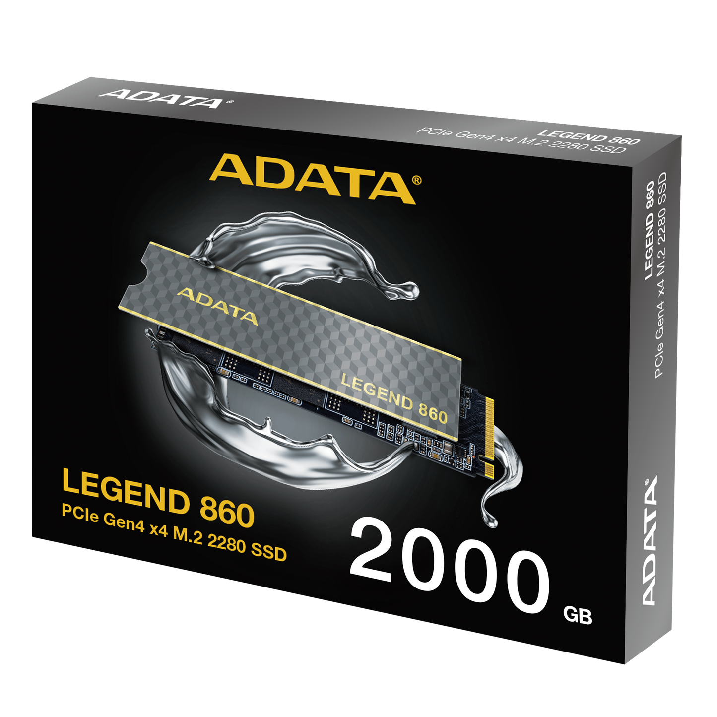 ADATA LEGEND 860 PCIe Gen4 x4 M.2 2280 Solid State Drive 2000GB