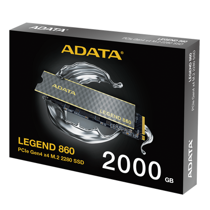 ADATA LEGEND 860 PCIe Gen4 x4 M.2 2280 Solid State Drive 2000GB