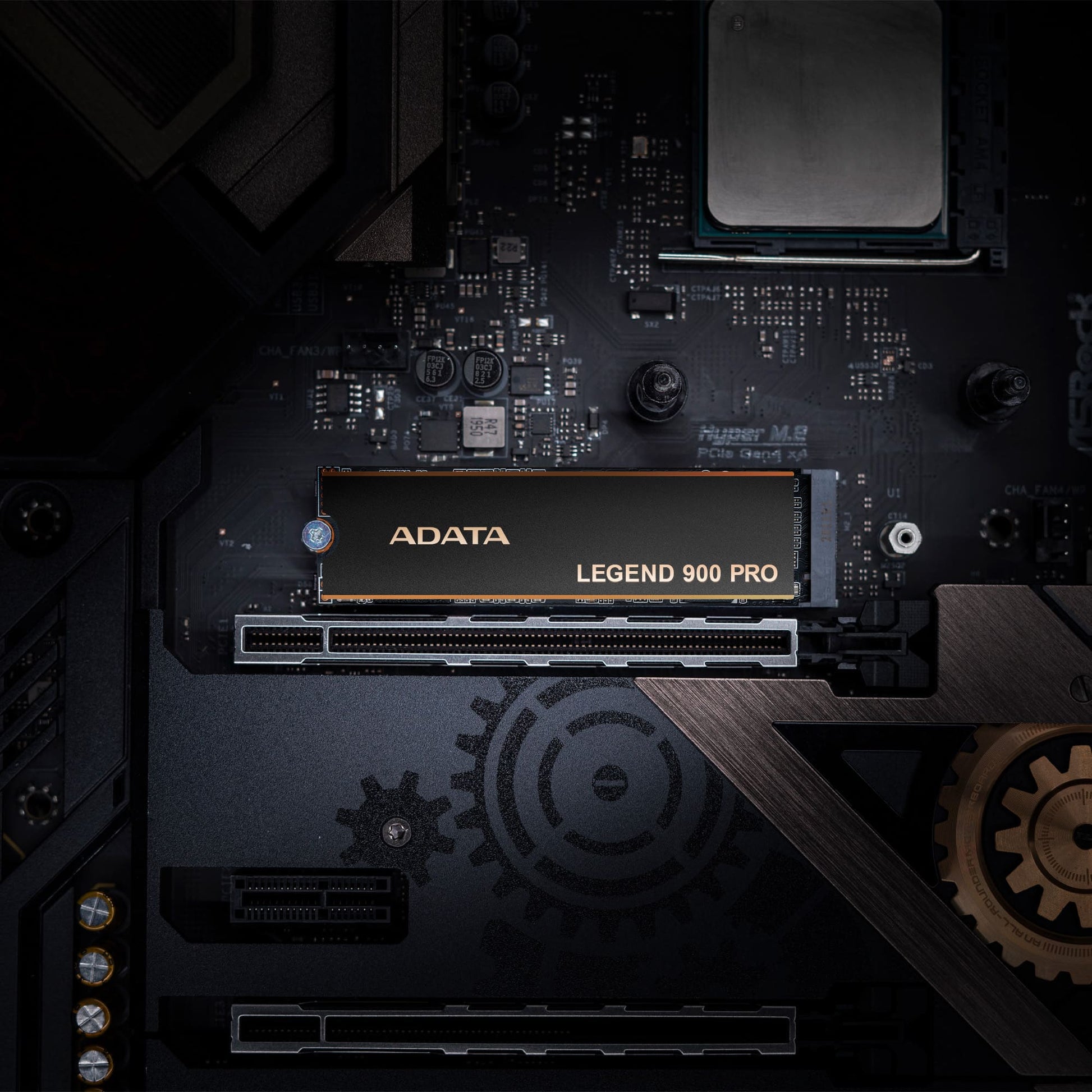 ADATA Legend 900 Pro 2 TB PCIe Gen4 x4 M.2 NVMe SSD – Up to 7,400 MB/s Read, 6,500 MB/s Write, NVMe 1.4, LDPC ECC, HMB, 1200 TBW