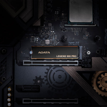 ADATA Legend 900 Pro 2 TB PCIe Gen4 x4 M.2 NVMe SSD – Up to 7,400 MB/s Read, 6,500 MB/s Write, NVMe 1.4, LDPC ECC, HMB, 1200 TBW