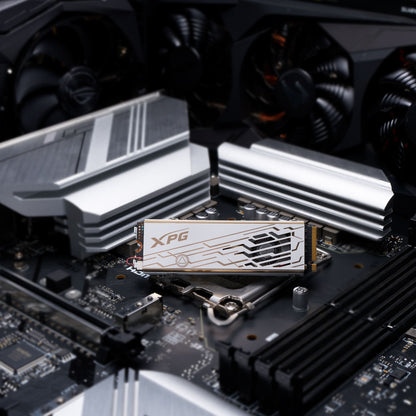 XPG MARS 980 PRO PCIe Gen5 x4 M.2 2280 SSD – Active Turbo-Fan Cooling, 14,000/13,000 MB/s, 1TB, PS5-Compatible