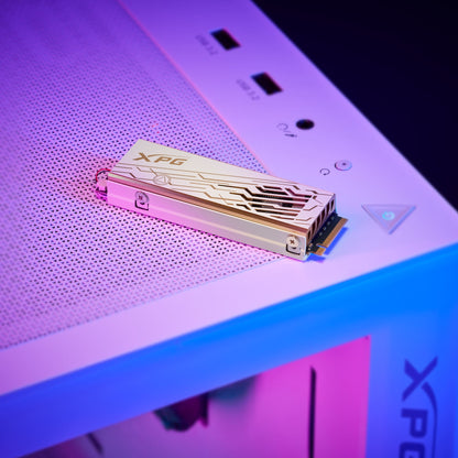 XPG MARS 980 PRO PCIe Gen5 x4 M.2 2280 SSD – Active Turbo-Fan Cooling, 14,000/13,000 MB/s, 1TB, PS5-Compatible