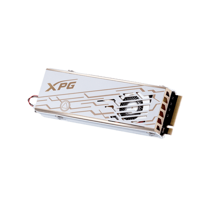 XPG MARS 980 PRO PCIe Gen5 x4 M.2 2280 SSD – Active Turbo-Fan Cooling, 14,000/13,000 MB/s, 1TB, PS5-Compatible