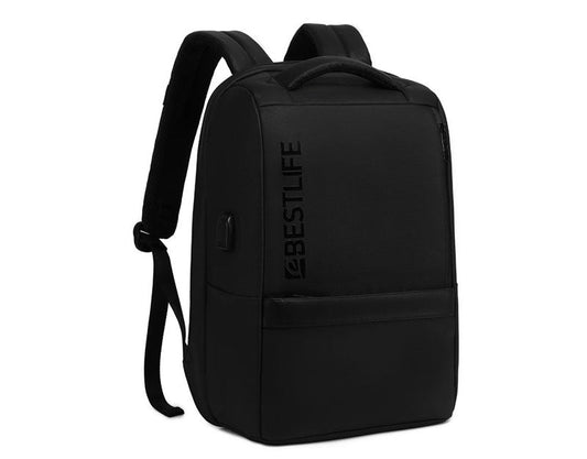 BESTLIFE Neoton 3.0 Travelsafe Backpack | 15.6″ Laptop | Anti-Theft Design | USB Charging | Water-Resistant | Ergonomic Comfort