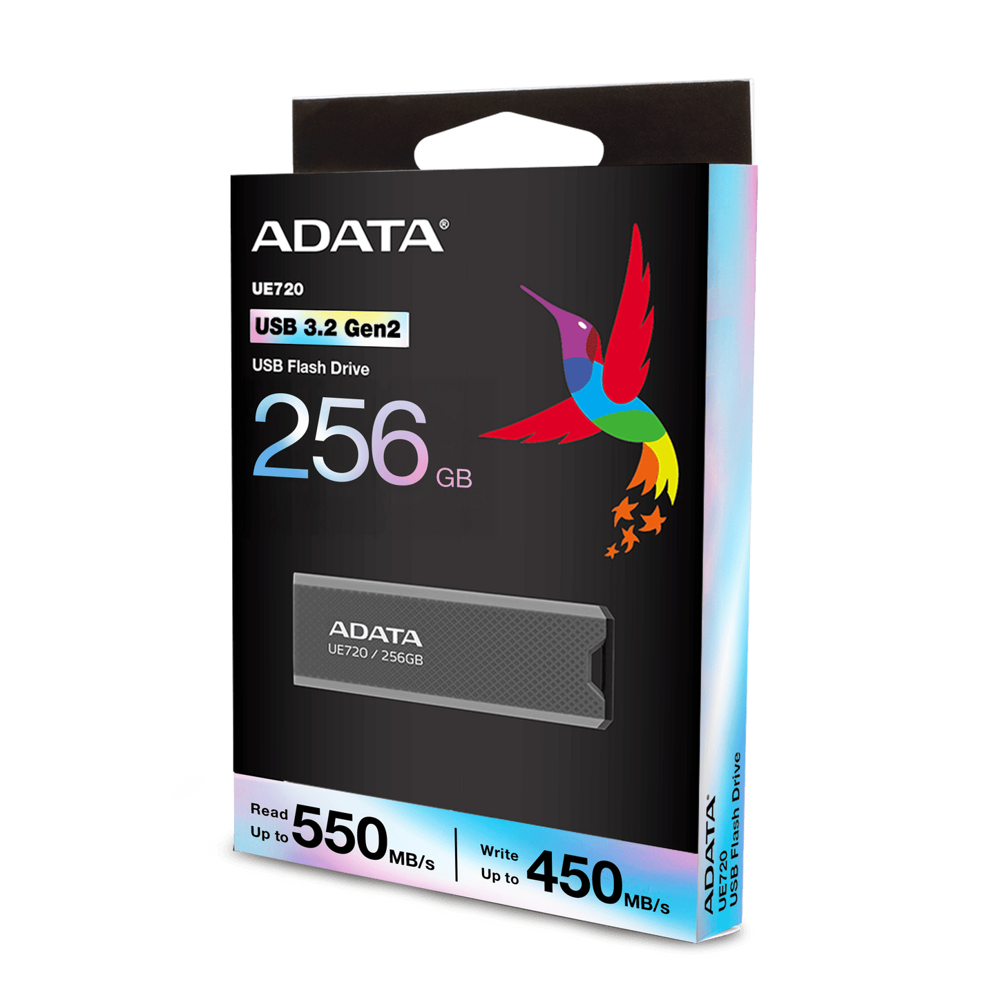 ADATA UE720 USB 3.2 Gen2 Flash Drive 550/450 MB/s SSD-Level Performance - 256GB