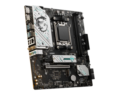 MSI B650M GAMING WIFI DDR5 Micro-ATX Motherboard | AMD B650 Chipset | AM5 Socket | Ryzen 7000/8000/9000 Support | DDR5 7800+ (OC) | PCIe 4.0 | Dual M.2 Gen4 | Wi-Fi 6E & Bluetooth 5.3 | 2.5Gb LAN | HDMI 2.1 & DisplayPort 1.4