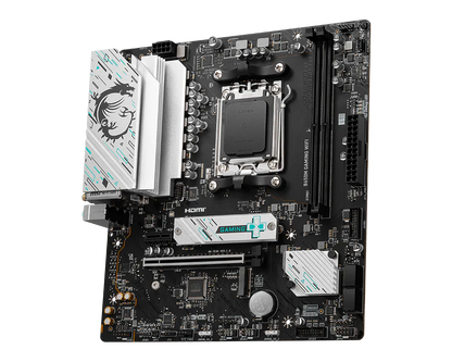 MSI B650M GAMING WIFI DDR5 Micro-ATX Motherboard | AMD B650 Chipset | AM5 Socket | Ryzen 7000/8000/9000 Support | DDR5 7800+ (OC) | PCIe 4.0 | Dual M.2 Gen4 | Wi-Fi 6E & Bluetooth 5.3 | 2.5Gb LAN | HDMI 2.1 & DisplayPort 1.4