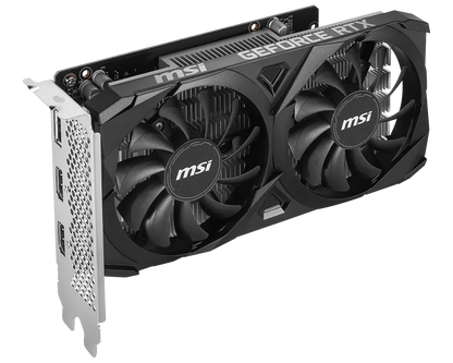 MSI GeForce RTX 3050 VENTUS 2X E 6G OC Graphics Card | NVIDIA RTX 3050 | 6GB GDDR6 | PCIe 4.0 x8 | Dual Fan Cooling | HDMI 2.1 | DisplayPort | 4K Support | Ampere Architecture