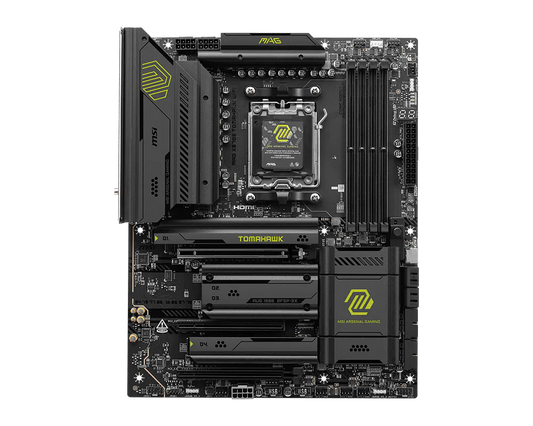 MSI MAG X870E Tomahawk WiFi AM5 Motherboard | DDR5 | PCIe 5.0 | USB4 | Wi-Fi 7 | 5G LAN | ATX Gaming Board for Ryzen 9000 Series