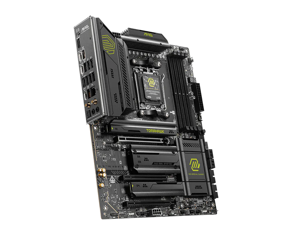 MSI MAG X870E Tomahawk WiFi AM5 Motherboard | DDR5 | PCIe 5.0 | USB4 | Wi-Fi 7 | 5G LAN | ATX Gaming Board for Ryzen 9000 Series