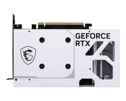 MSI GeForce RTX 5060 8GB VENTUS 2X WHITE Graphics Card | GDDR7 | 28Gbps | 128-bit | Dual Fan Cooling | PCIe 5.0 | HDMI 2.1b | DisplayPort 2.1 | DLSS 4 | Ray Tracing | White Edition