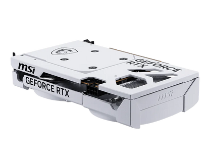 MSI GeForce RTX 5060 8GB VENTUS 2X WHITE Graphics Card | GDDR7 | 28Gbps | 128-bit | Dual Fan Cooling | PCIe 5.0 | HDMI 2.1b | DisplayPort 2.1 | DLSS 4 | Ray Tracing | White Edition