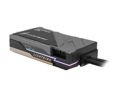 MSI GeForce RTX 5090 32G LIGHTNING Z Extreme Overclocking Graphics Card | 32GB GDDR7 | 512-bit | Liquid Cooling | 2775MHz Boost | 1000W Power | Dual 16-Pin | 8” Display | PCIe 5.0 | HDMI 2.1b | DP 2.1b