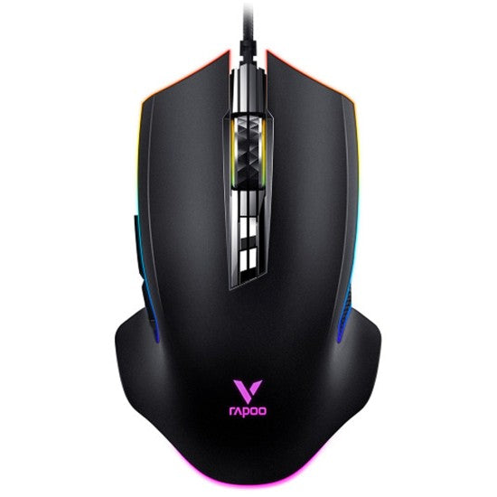 Rapoo V20PRO Gaming Mouse | 8000 DPI Precision Sensor | RGB Lighting | Ergonomic Design | Wired Performance for PC Gamers