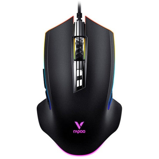 Rapoo V20PRO Gaming Mouse | 8000 DPI Precision Sensor | RGB Lighting | Ergonomic Design | Wired Performance for PC Gamers