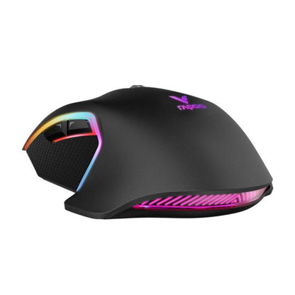 Rapoo V20PRO Gaming Mouse | 8000 DPI Precision Sensor | RGB Lighting | Ergonomic Design | Wired Performance for PC Gamers