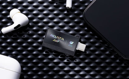 ADATA SC730 External SSD USB 3.2 Gen2 600MB/s Dual Connector USB-C USB-A 50% Recycled - 1TB