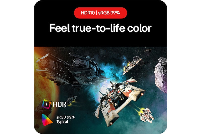 LG UltraGear 24GS60F-B 24″ Gaming Monitor – Full HD IPS 180Hz Refresh, 1ms Response, NVIDIA G-SYNC® Compatible & AMD FreeSync™, HDR10, HDMI & DisplayPort
