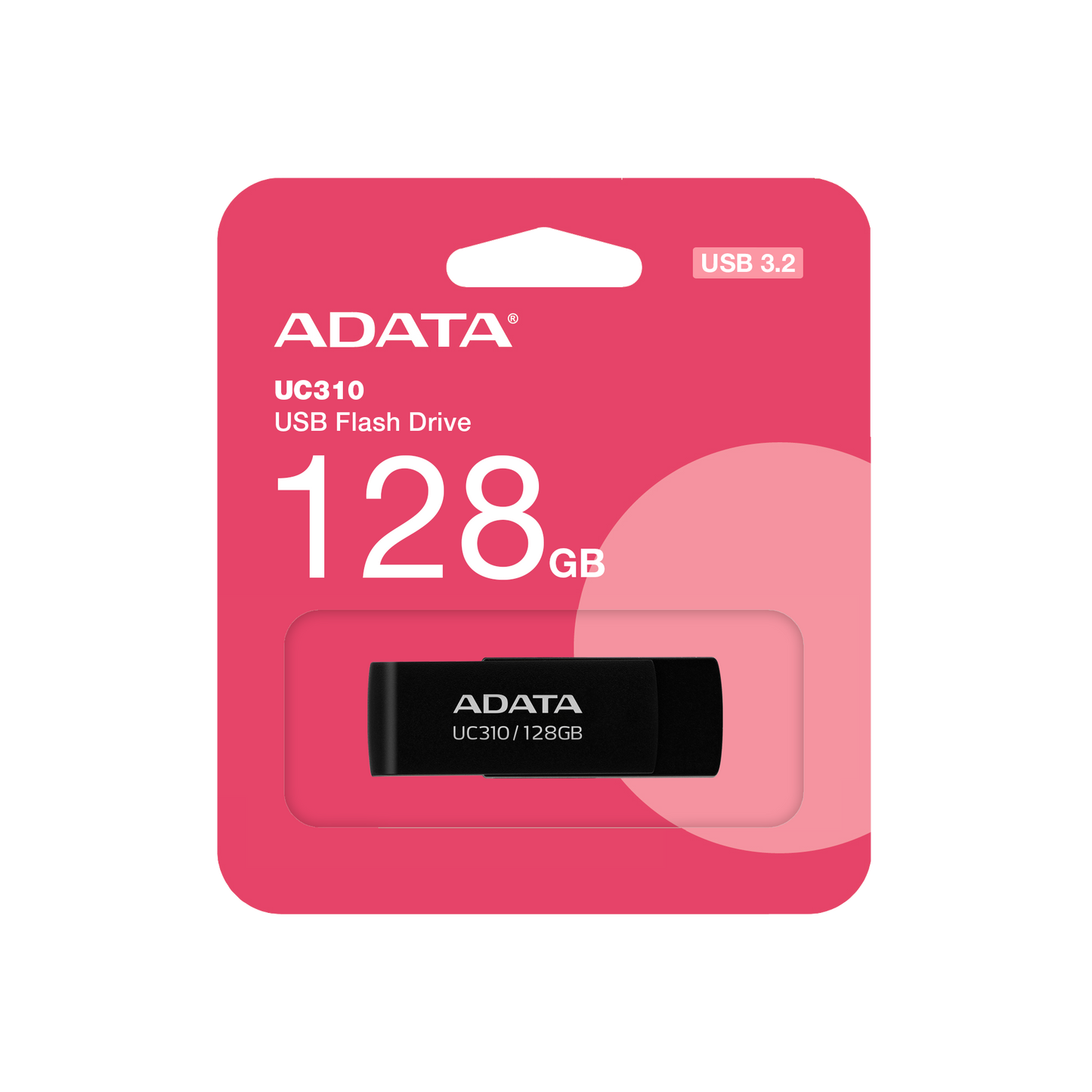 ADATA UC310 USB 3.2 Gen1 Flash Drive Capless Swivel - 128GB