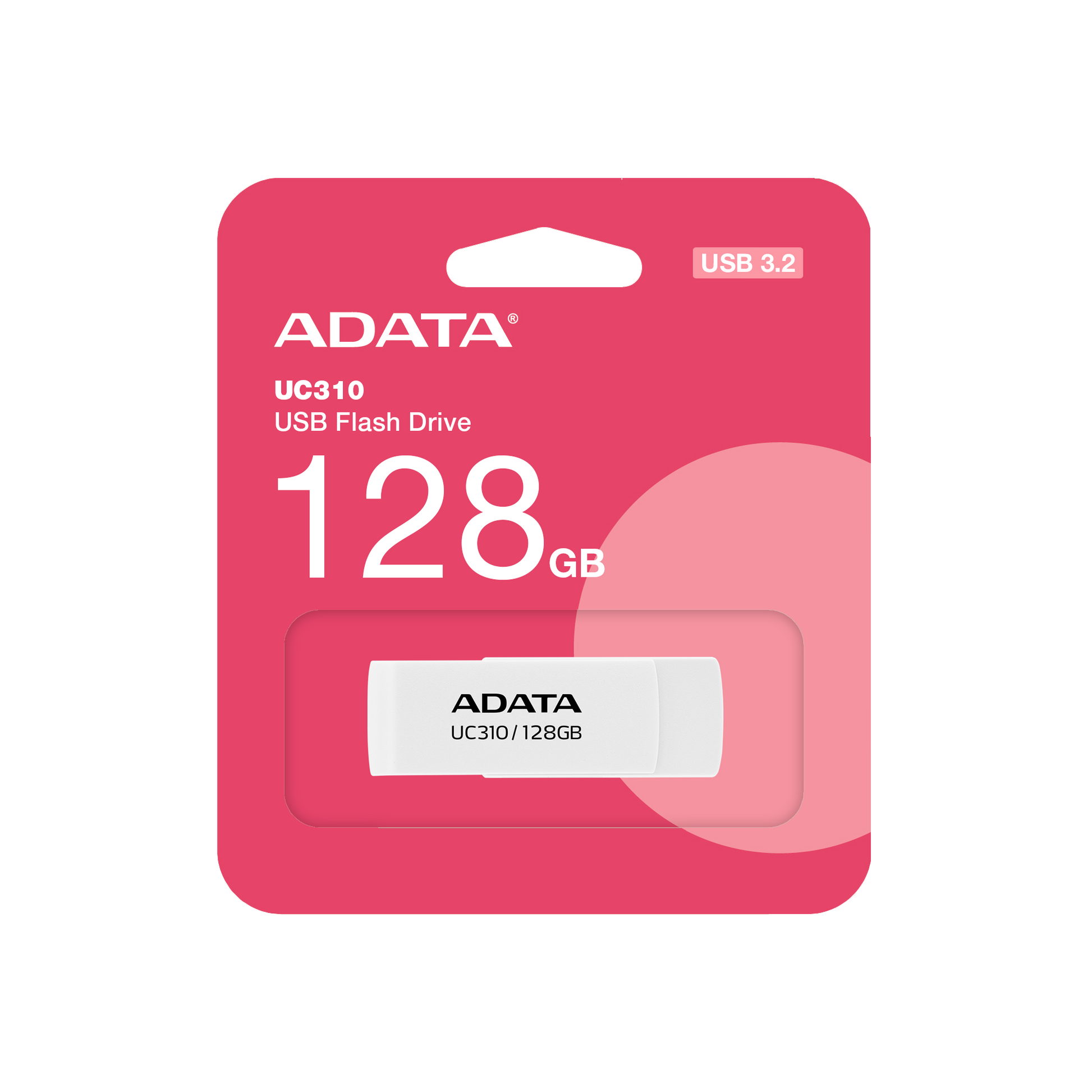 ADATA UC310 USB 3.2 Gen1 Flash Drive Capless Swivel - 128GB