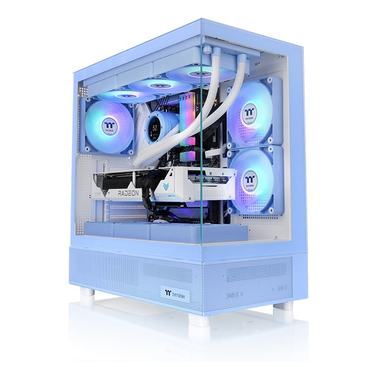 Thermaltake View 270 TG ARGB Mid‑Tower Case | 270° Tempered Glass | CT140 ARGB Fan | USB‑C 3.2 Gen2 | Supports 360 mm Radiator | Vertical GPU